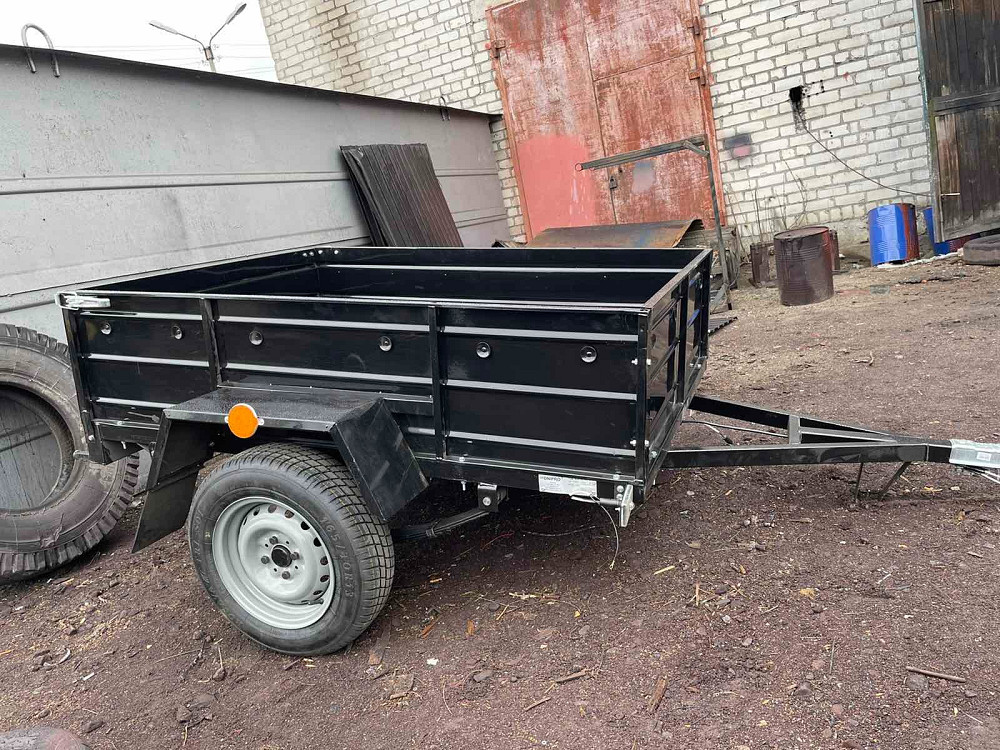 Купити одновісний причіп від виробника 200х120х40. Причепи на ресорах ВОлга Коцюбинське - зображення 2