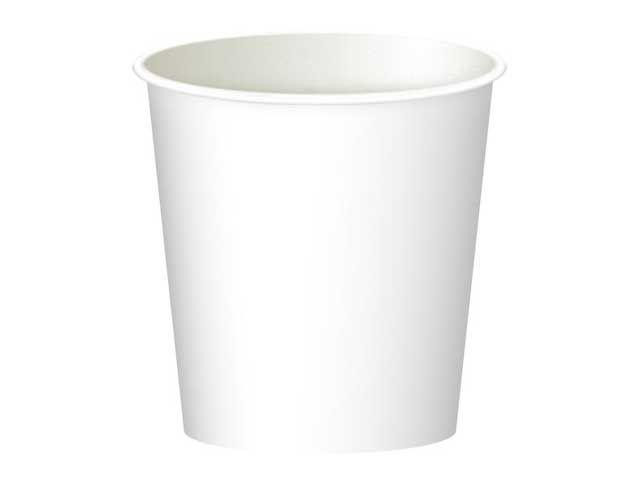Бумажный Стакан Белый (110мл, 50 шт/пач) Бумажные Стаканы с Рисунком Одноразовые Картонные Стаканчик Харків - зображення 1
