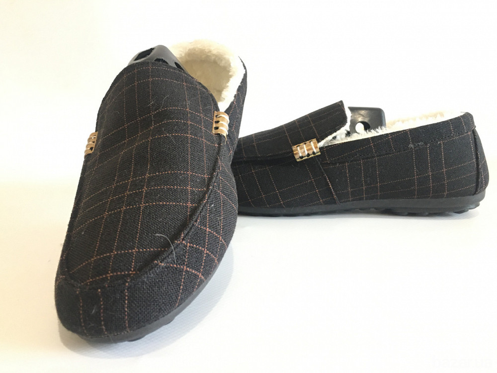 Мужские зимние мокасины  с мехом (линиями) (на меху) Размер 40 41 42 43 Київ - зображення 6