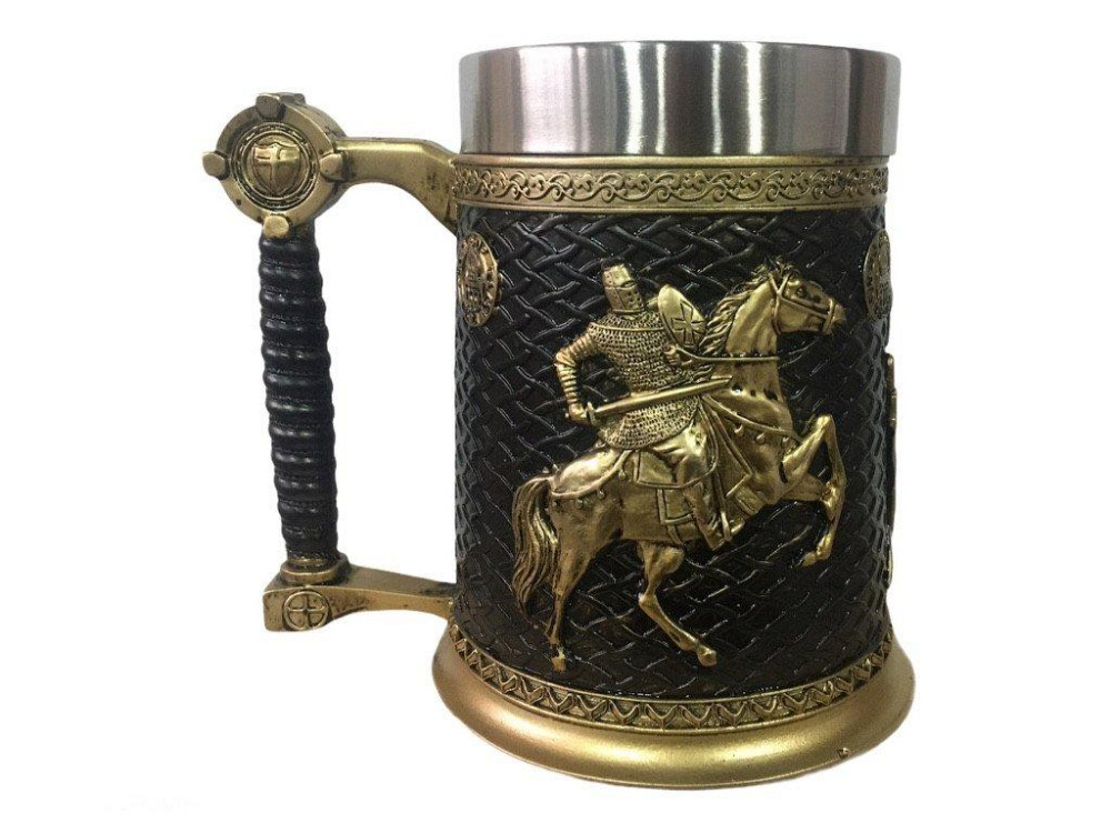 Кружка Чашка 3 Череп пивная кружка Рыцарь на лошади 3 Рыцаря Крестоносец Київ - зображення 6