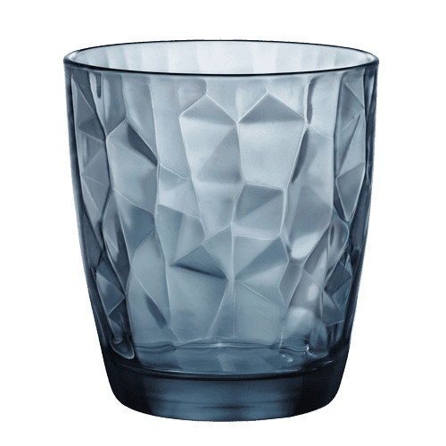 Стакан низький 305 мл Diamond Ocean Blue Bormioli Rocco 350220-M0-2321990 Київ - зображення 1
