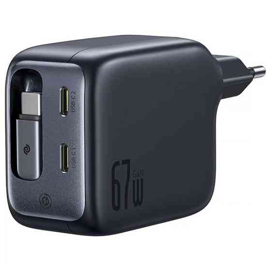 СЗУ Baseus EnerCore CJ11 PD67W with retractable cable (3USB-C) (E0121E) Херсон