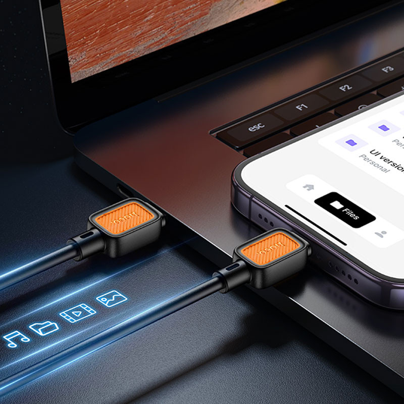 Дата кабель Hoco X108 Benefit 27W Type-C to Lightning (1m) Херсон - изображение 4