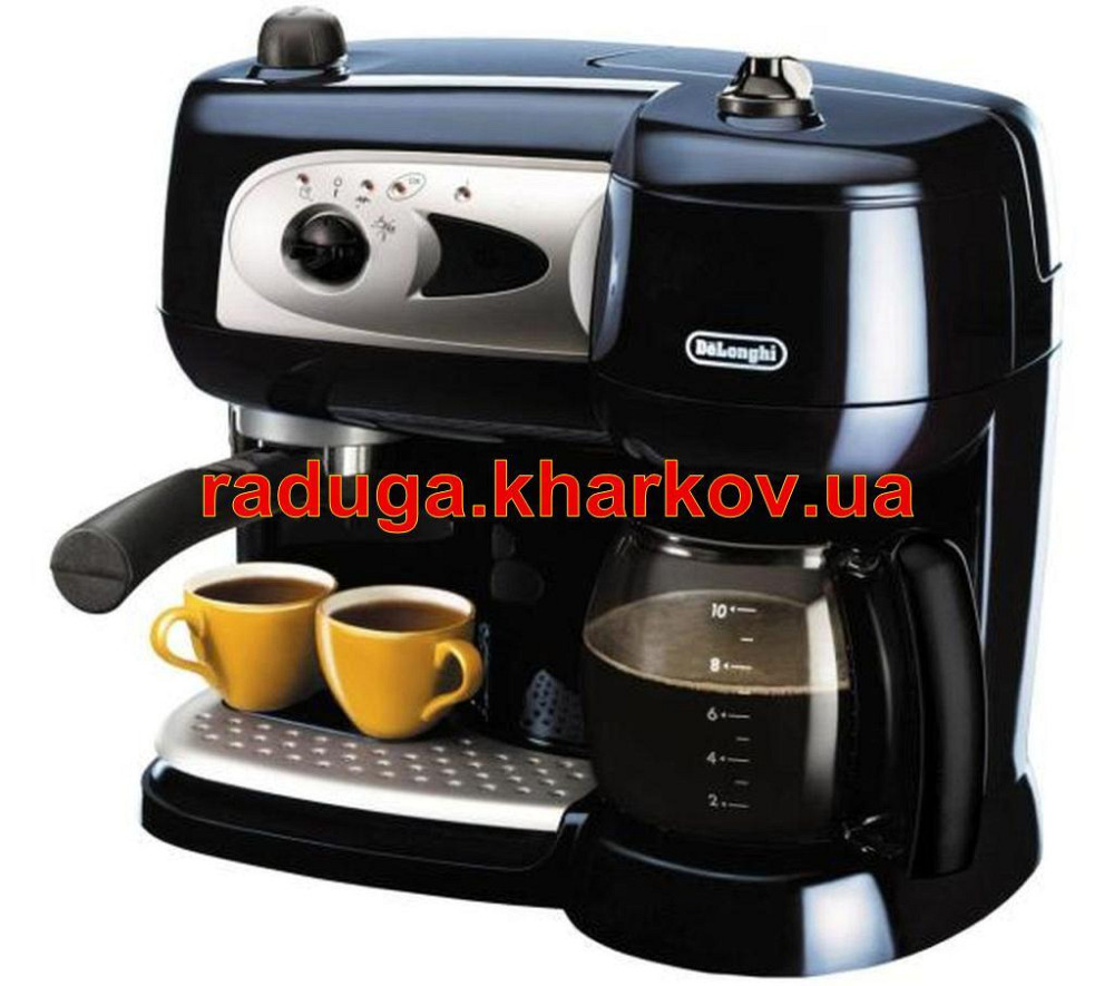 Кофеварка универсальная,кофемашина комбинированная капельная-рожковая DeLonghi Харків - зображення 6