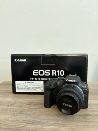 Беззеркальная камера Canon EOS R10 с объективом 18–45 мм Киев - изображение 1