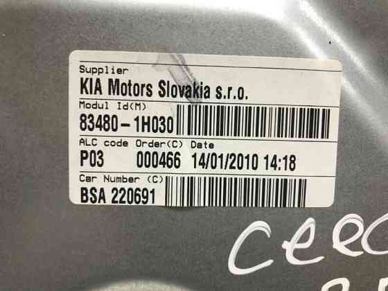 Стеклоподъемник задний правый (ручной) Kia Ceed ED 1.4 БЕНЗИН G4FA 2006 (б/у) Київ