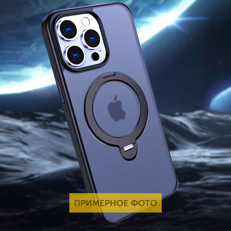 TPU+PC чехол Metal Buttons with MagSafe Colorful HQ Ring для Apple iPhone 16 Pro (6.3") Херсон - зображення 3