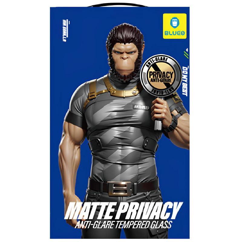 Защитное 2.5D стекло Blueo Full Cover Anti-Peep Matte для Apple iPhone 17 Air (6.5") Херсон - зображення 3