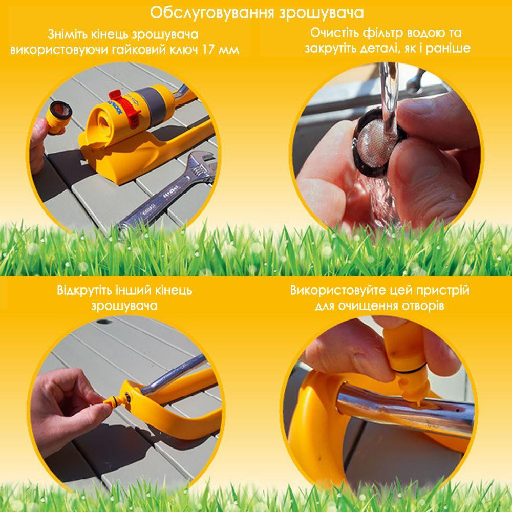 Ороситель / дождеватель прямоугольный 200 м² Plus HoZelock 2974 Киев - изображение 3