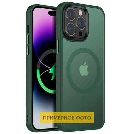 TPU+PC чехол Metal Buttons with MagSafe Colorful для Apple iPhone 16 Pro Max (6.9") Херсон