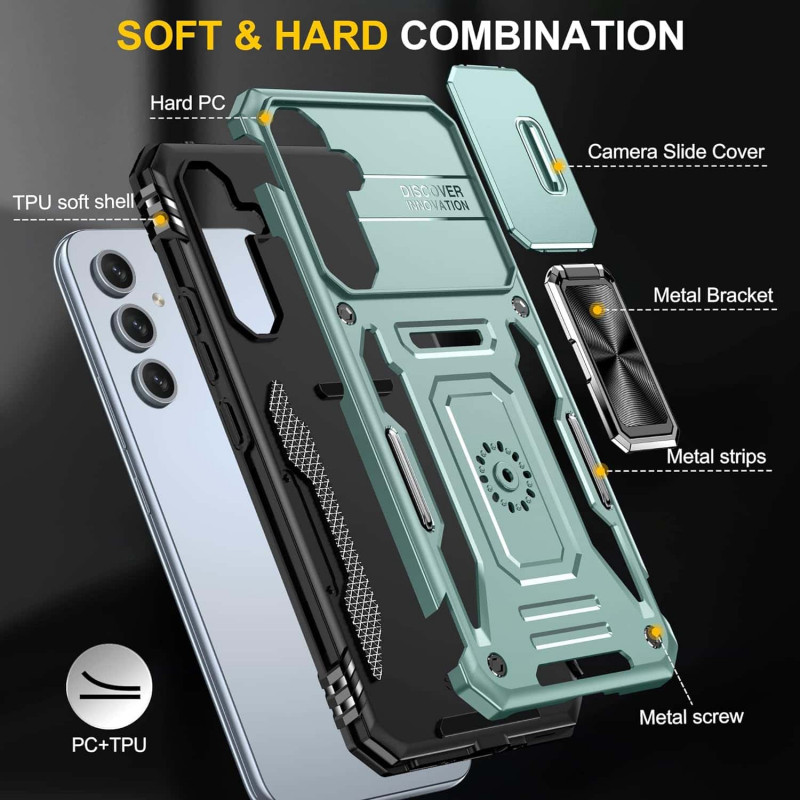Ударопрочный чехол Camshield Army Ring для Samsung Galaxy A34 5G Херсон - зображення 11