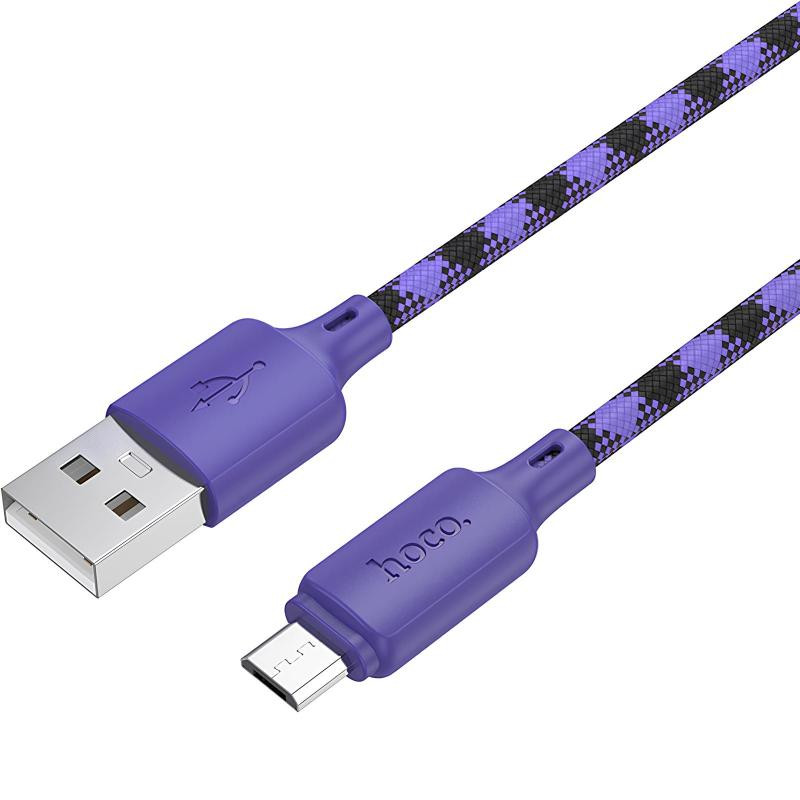 Дата кабель Hoco X116 Meridian USB to MicroUSB 2.4A (1m) Херсон - зображення 5