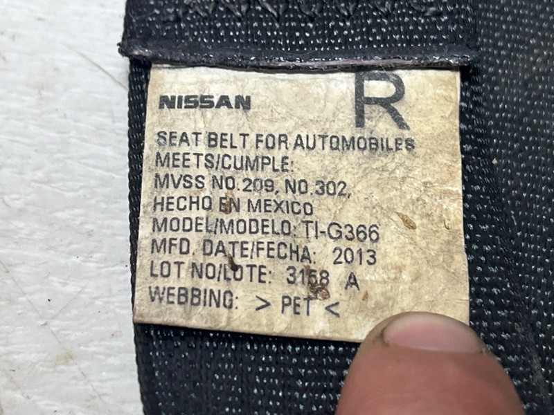 Ремень безопасности передний правый Infiniti QX60 L50 3.5 БЕНЗИН VQ35DE 2013 (б/у) Київ - зображення 5