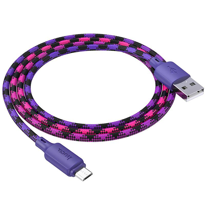 Дата кабель Hoco X116 Meridian USB to MicroUSB 2.4A (1m) Херсон - зображення 4