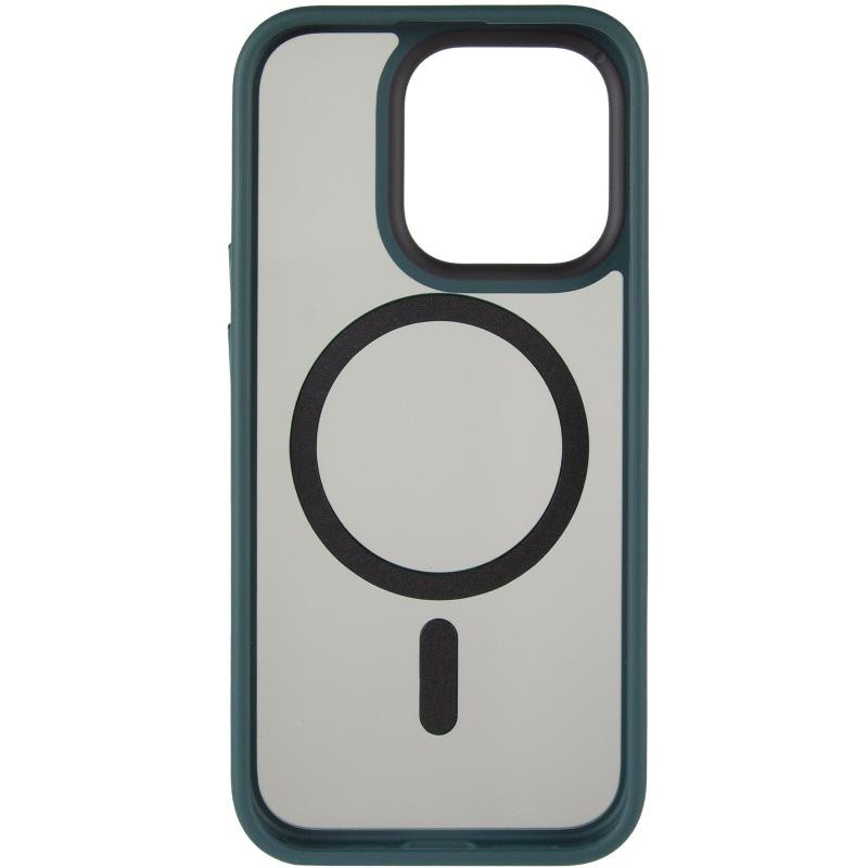 TPU+PC чехол Metal Buttons with MagSafe для Apple iPhone 15 Pro (6.1") Херсон - зображення 5
