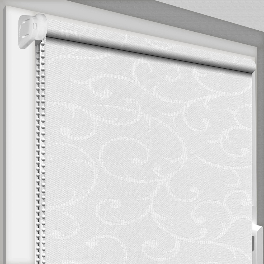 Рулонна штора Rolets Акант 1-2018-575 57.5x170 см відкритого типу Біла Київ - зображення 1