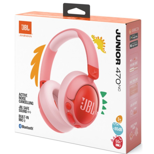 Bluetooth-гарнітура JBL Junior 470NC Pink (JBLJR470NCPIK) Харків - зображення 3