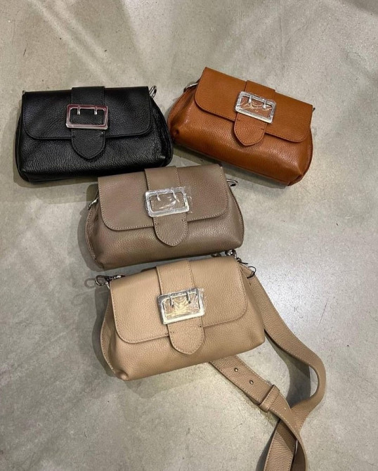 сумка через плечо кожаная Италия с широким ремешком TS000104 Луцк - изображение 2