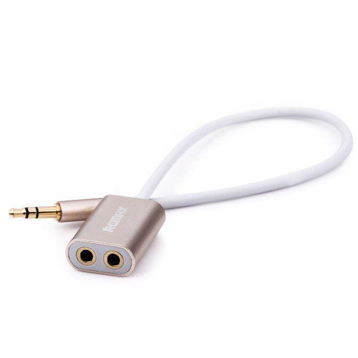 Audio разветвитель AUX Sharing RL-S20 3.5 miniJack silver Remax 320402 Київ - зображення 4