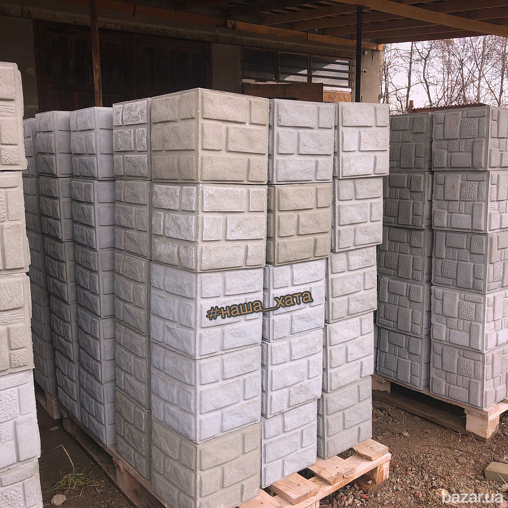 Набірні бетонні стовпи для паркану від виробника Херсон - зображення 4