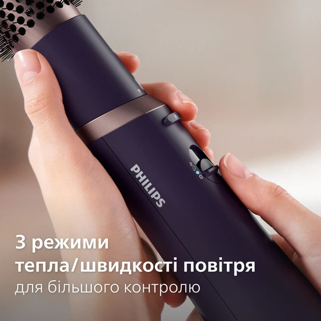 Фен-щетка Philips BHA313/00 800 Вт фиолетовый Київ - зображення 9
