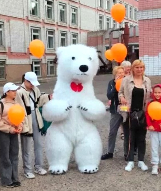 Белый медведь Ужгород заказать поздравление на вашу дату Ужгород - изображение 7