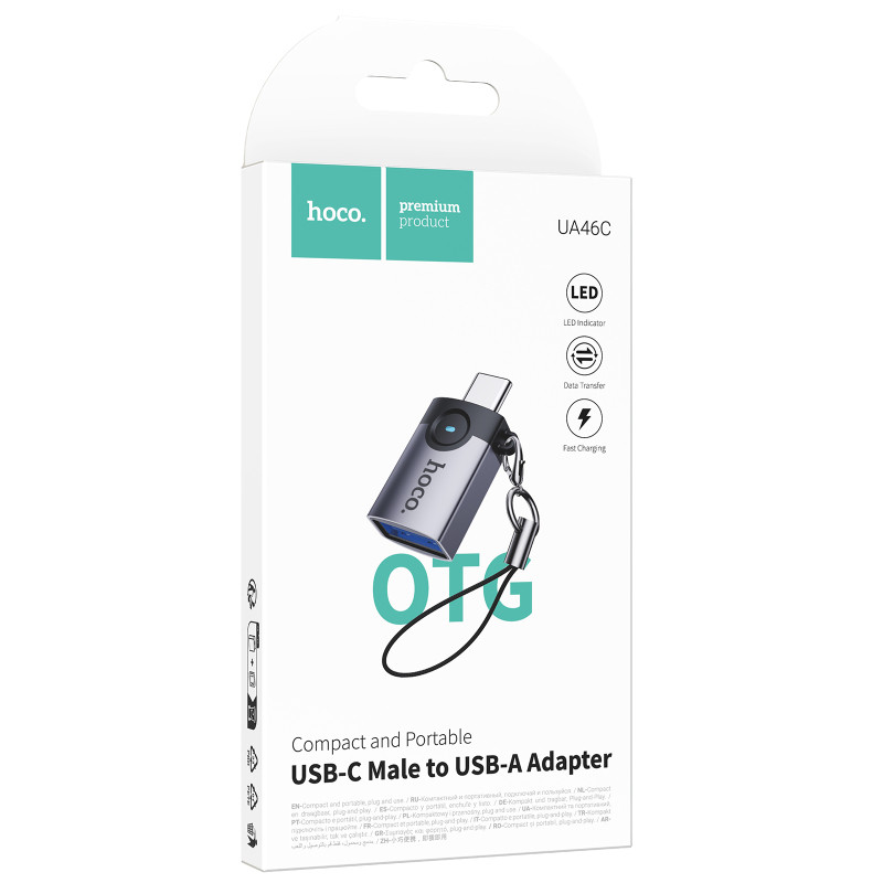 Переходник Hoco UA46C Type-C Male to USB Female USB3.0 Херсон - изображение 2