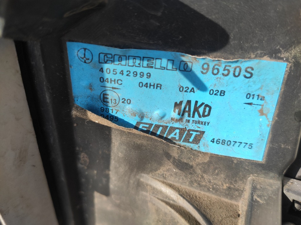 Фара правая Fiat Doblo 2001-2005 (46807775) Ковель - зображення 5