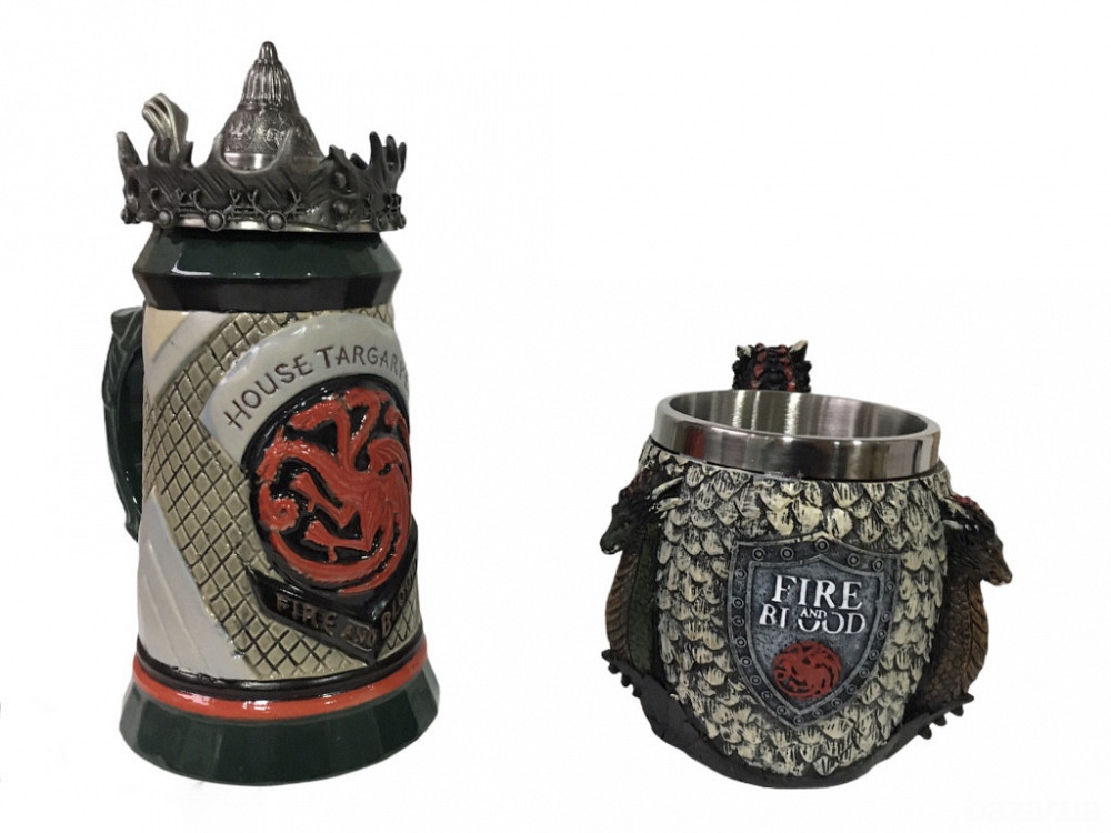 Подарочный набор Кружка Game Of Thrones House Targaryen Fire And Blood Игра Престолов и Fire And Blo Киев - изображение 1