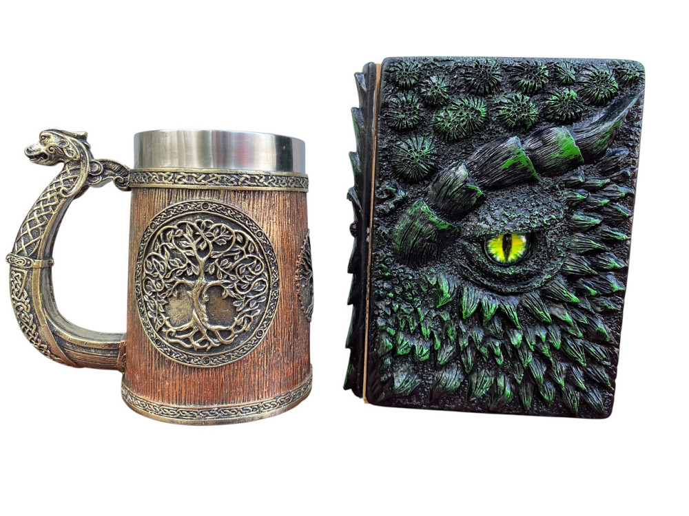Подарочный набор Кружка 3 Викинг и Дракон и Блокнот 3 «Око Лесного Дракона» Київ - зображення 3