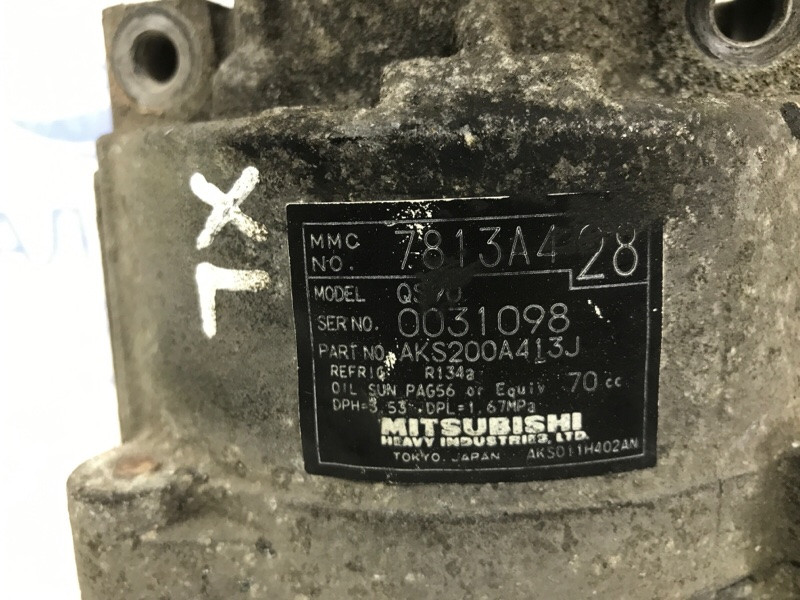 Компрессор кондиционера Mitsubishi Outlander 2007-2012 7813A428 (Арт. 51267) Київ - зображення 6