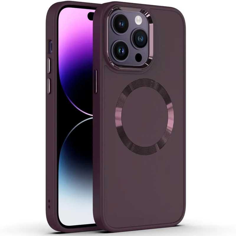 TPU чехол Bonbon Metal Style with MagSafe для Apple iPhone 12 Pro Max (6.7") Херсон - зображення 3