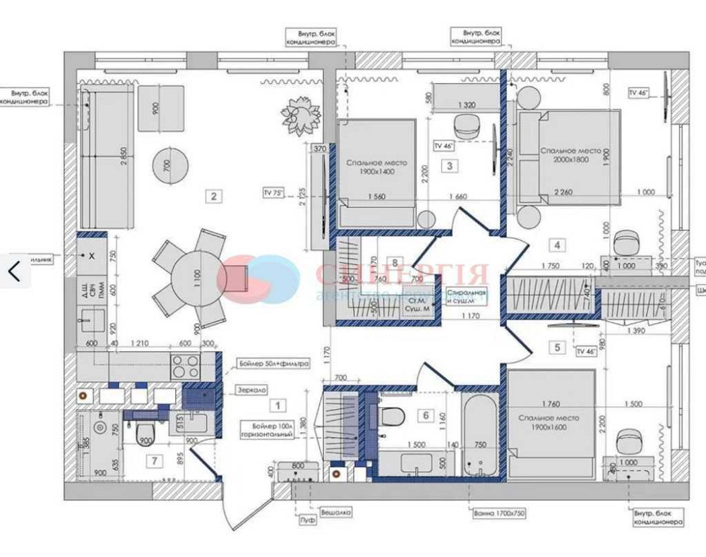 продажа 2-к квартира Киев, Дарницкий, 185000 $ Київ - зображення 3