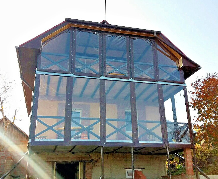 Прозорі штори для альтанок ( 2025 ) Київ - зображення 3