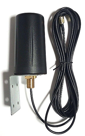 Антенна 550-6300MHz 10dBi, до 50W, водонепроницаемая, с креплением, кабель 3 м RG174 SMA-male (10915 Дніпро - зображення 1