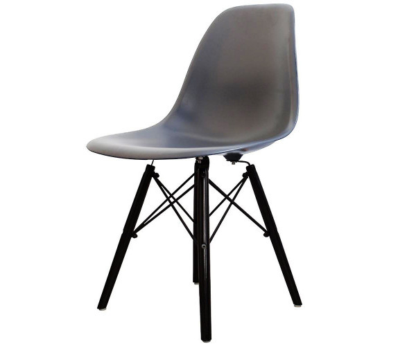 Стілець Тауер Вуд пластиковий темно-сірий колір Дніпро - зображення 2