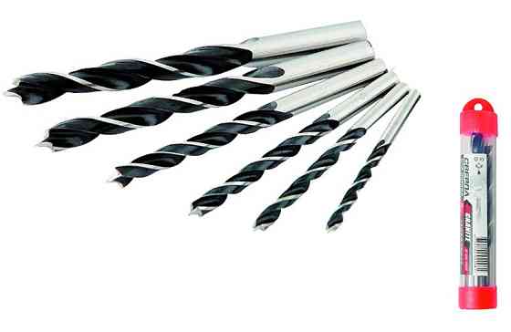 Набор сверл для дерева GRANITE 5 шт 4х75/5х80/6х90/8х103/10х117 мм 2-02-005 Харьков