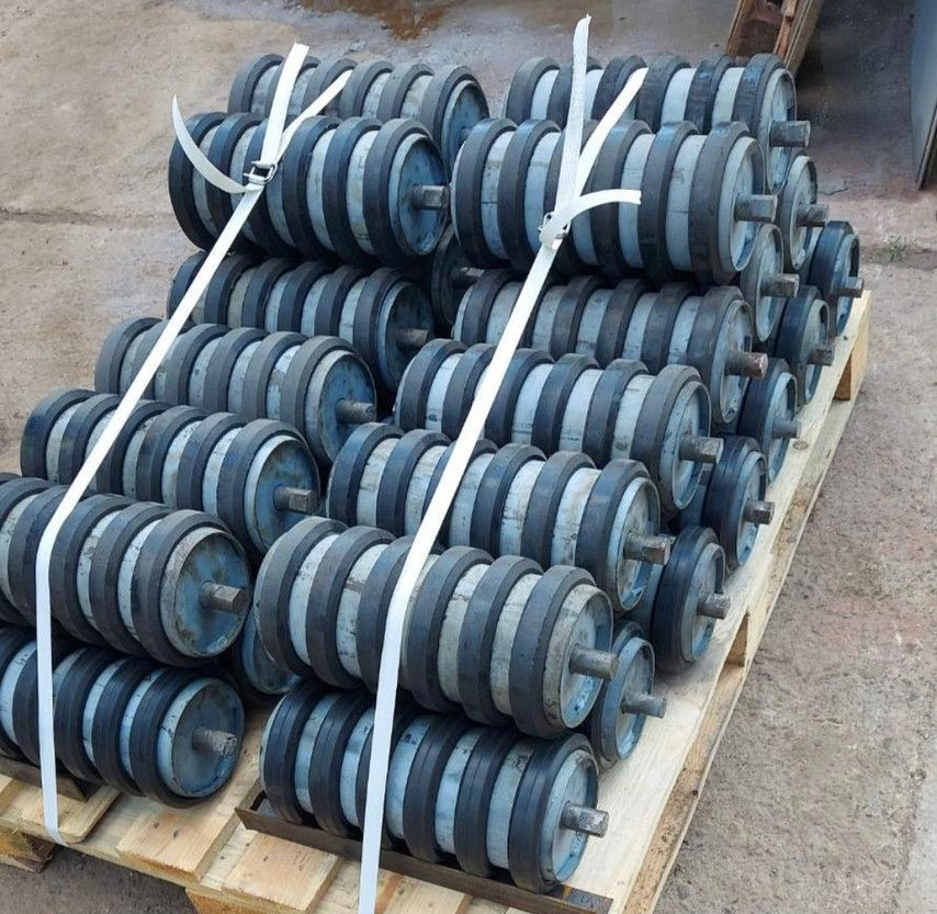 Футеровка  роликов транспортерных резиновыми кольцами Київ - зображення 10