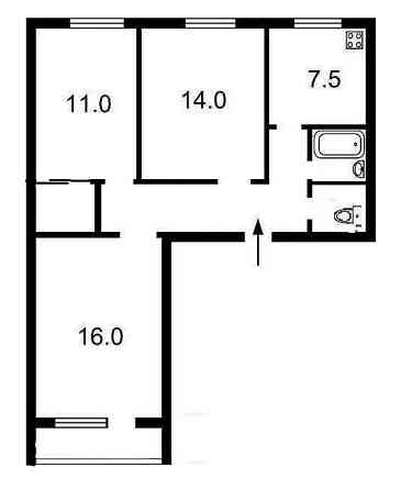 продажа 3-к квартира Киев, Днепровский, 68000 $ Київ