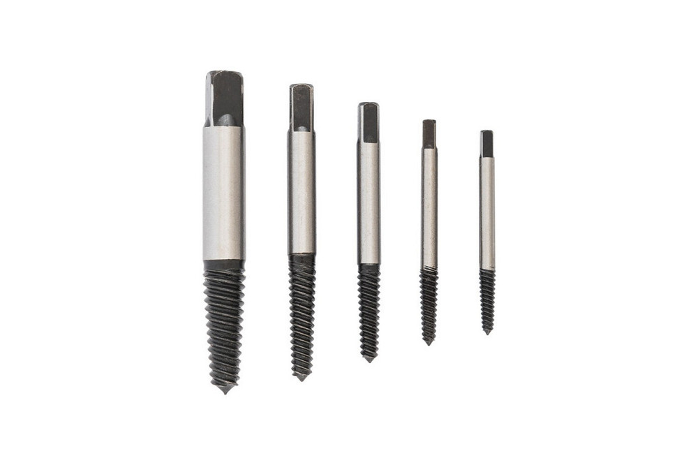 Экстракторы для выкручивания поврежденных винтов MASTERTOOL М3-М18 набор 5 шт 14-1405 Харків - зображення 9