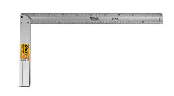 Угольник строительный алюминиевый MASTERTOOL 500 мм ручка Al 30-2500 Харьков