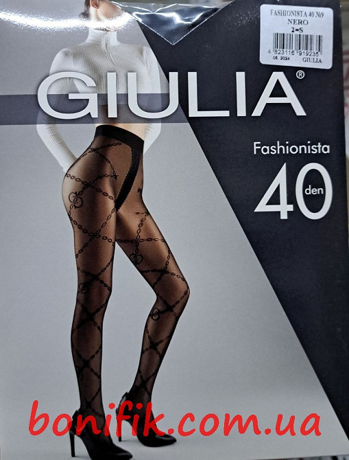Женские колготки с рисунком FASHIONISTA 40 DEN (model 9) Кривий Ріг - зображення 1