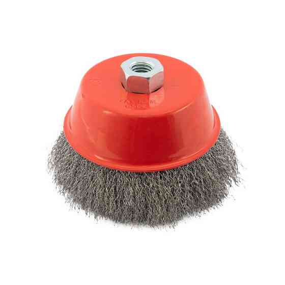 Щетка торцевая MASTERTOOL из рифленой проволоки Ø 125 мм М14 19-7212 Харьков