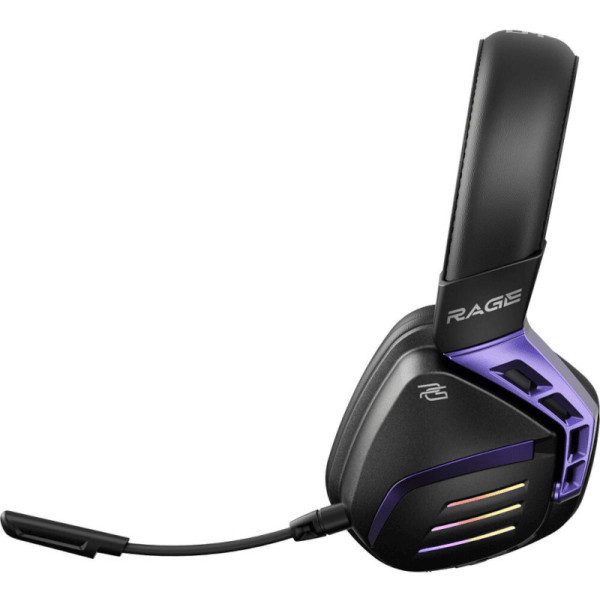 Bluetooth-гарнітура Proove Gaming Rage (APP) Black/Purple (WHRG00020001) Харків - зображення 4