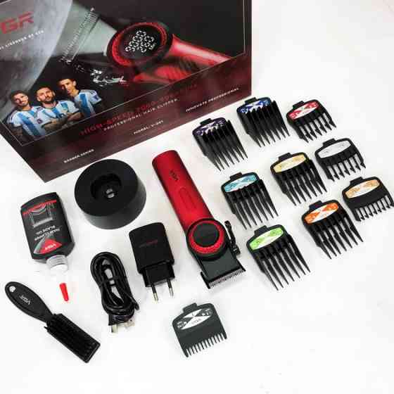 Машинка для стрижки аккумуляторная VGR V-001 RED 10 Вт красная Киев