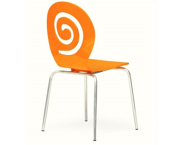 Стілець Лев дерев'яний помаранчевий Днепр - изображение 3