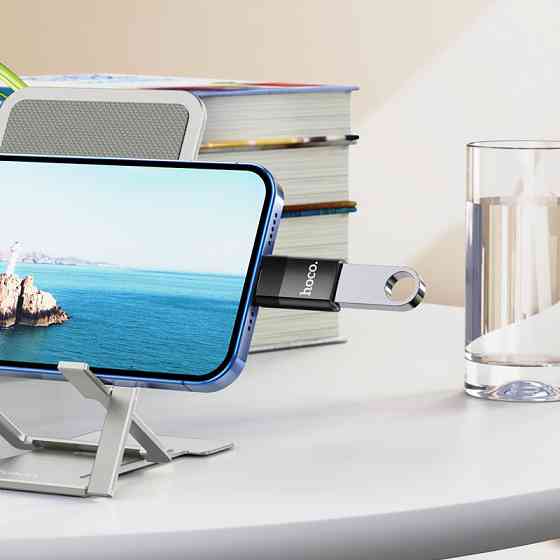 Переходник Hoco UA17 Lightning Male to USB Female USB2.0 Херсон