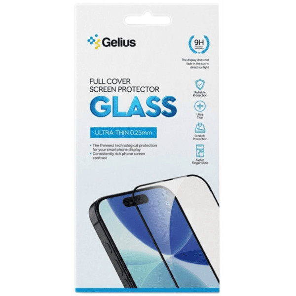 Захисне скло Gelius Full Cover Ultra-Thin 0.25mm для Xiaomi Redmi 17 Black Харків - зображення 2