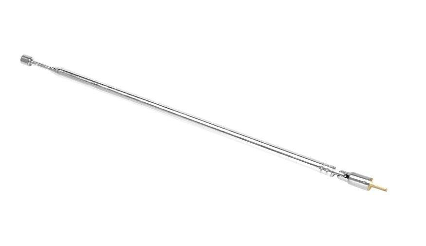 Антенна 68-870 МГц телескопическая, 4 секции, полная длина 60 см, монтажный разъем Днепр - изображение 1