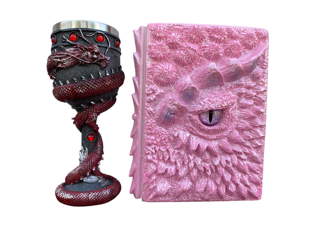 Подарочный набор Бокал 3D Танкард Red и Блокнот 3D «Дракон Единорога» Киев - изображение 1